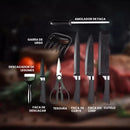 Jogo De Facas Black Premium
