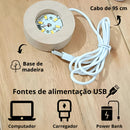 Luminária Cristal De Mesa